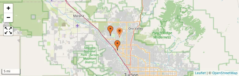 Related schools map