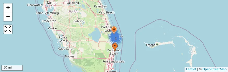 Related schools map