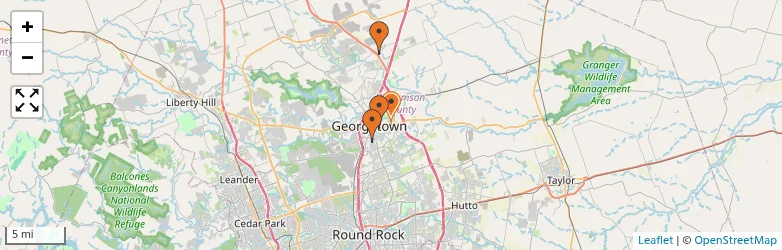 Related schools map
