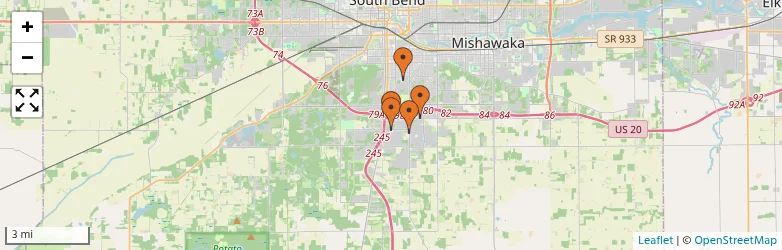 Related schools map