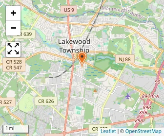 Map of Yeshiva Orchos Chaim
