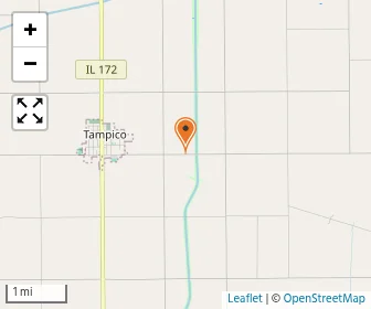 Map of Fairfield Amish Mennonite School