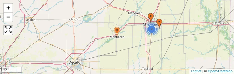 Related schools map