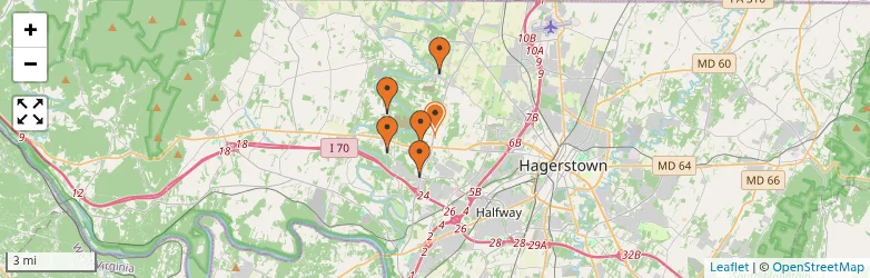 Related schools map