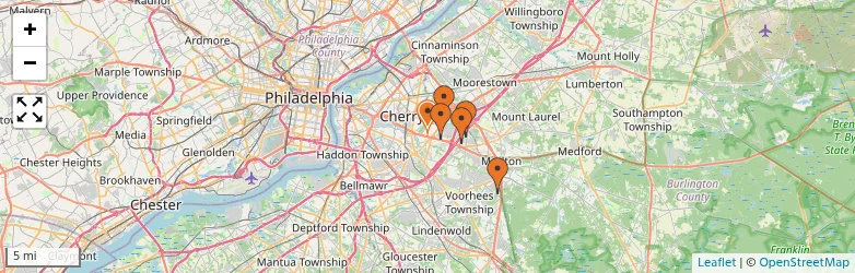 Related schools map