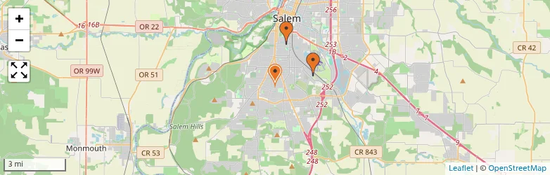 Related schools map