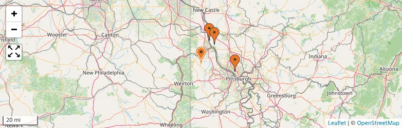 Related schools map