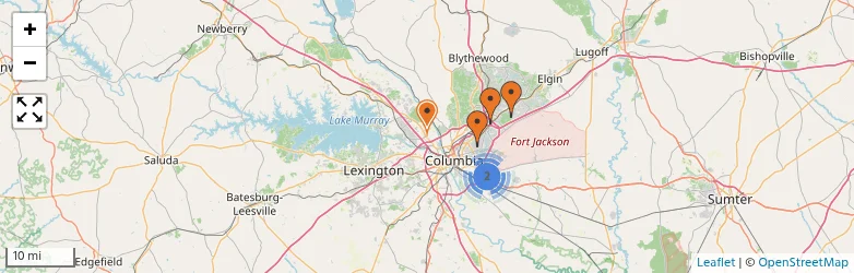 Related schools map