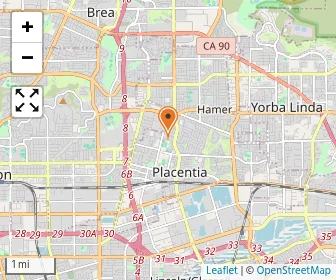 Map of Placentia Towne & Country Early Education Center