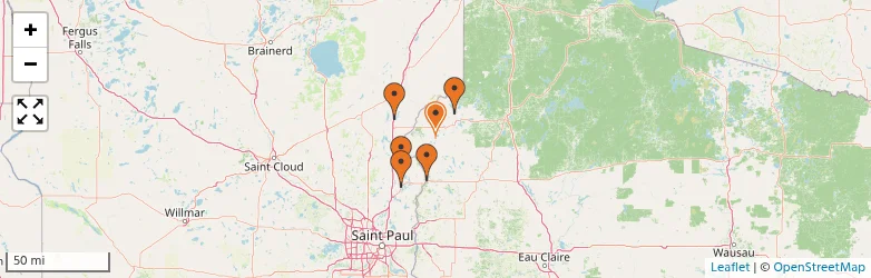 Related schools map