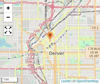 Map of Bright Horizons Montessori At Denver Place