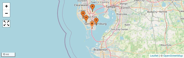 Related schools map
