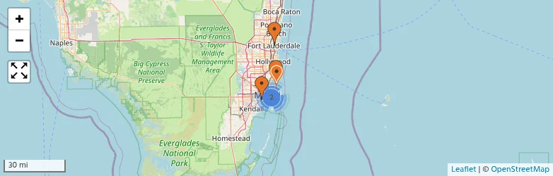 Related schools map