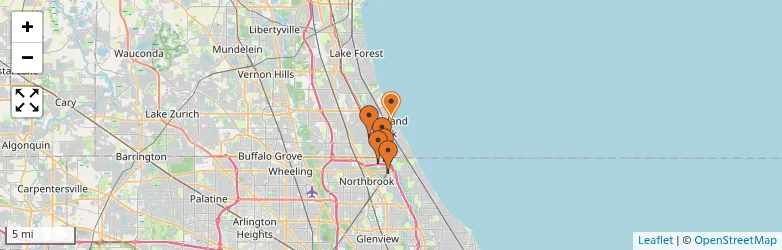 Related schools map