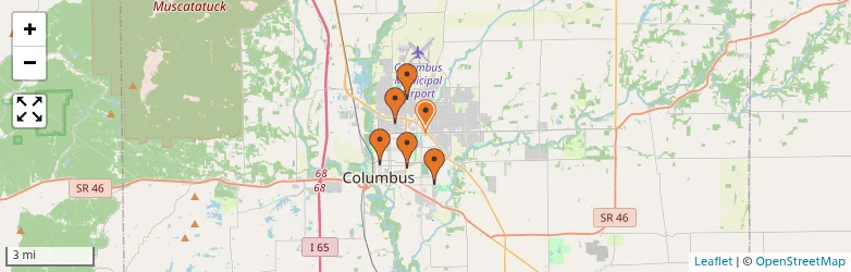 Related schools map