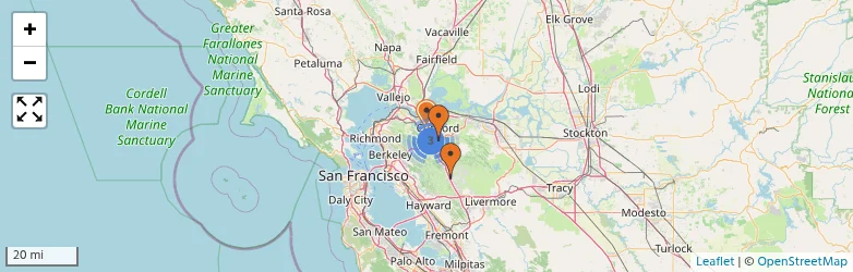 Related schools map