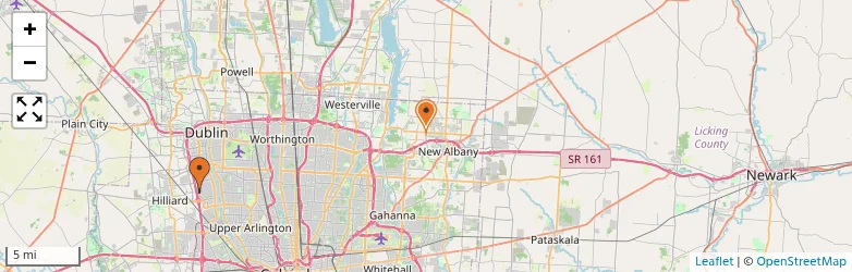Related schools map