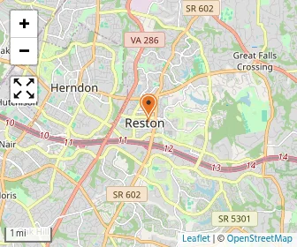 Map of Children's House Montessori School Of Reston