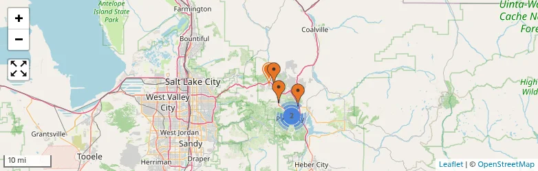 Related schools map