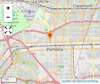 Map of Pomona Catholic High School