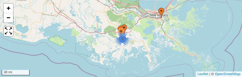 Related schools map