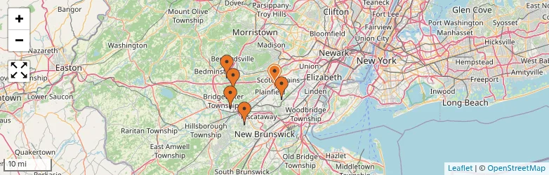 Related schools map