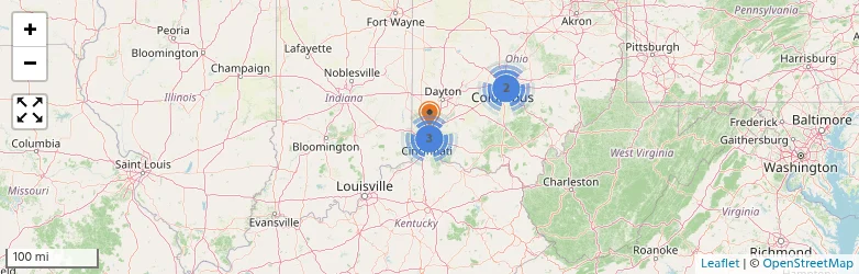 Related schools map