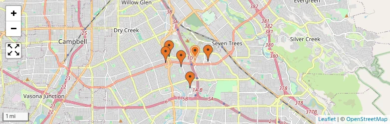 Related schools map