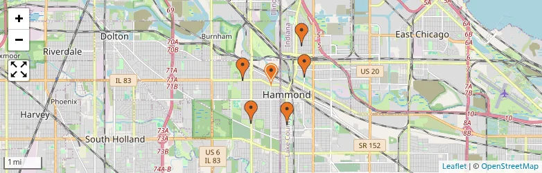 Related schools map