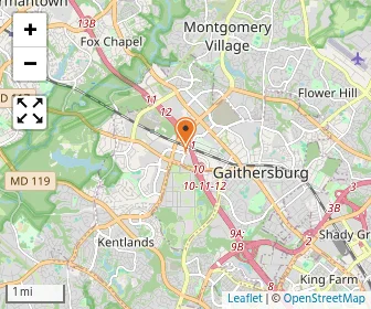Map of Nist Child Care Center