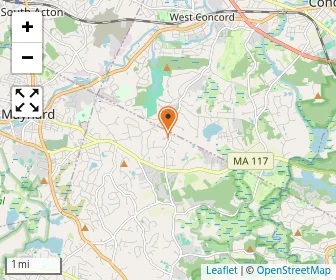 Map of Leap School At Dakin Farm