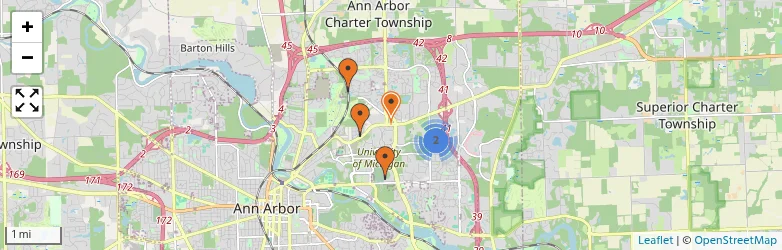 Related schools map