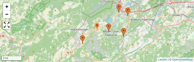 Related schools map