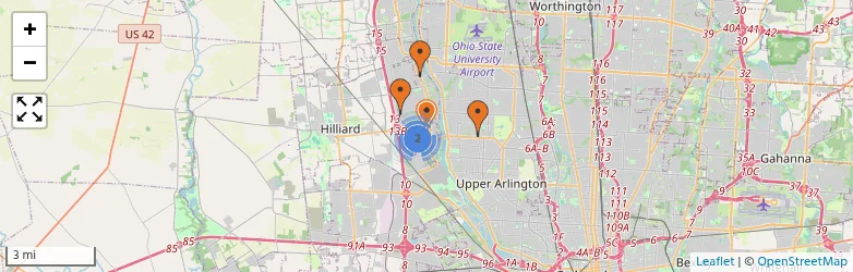 Related schools map