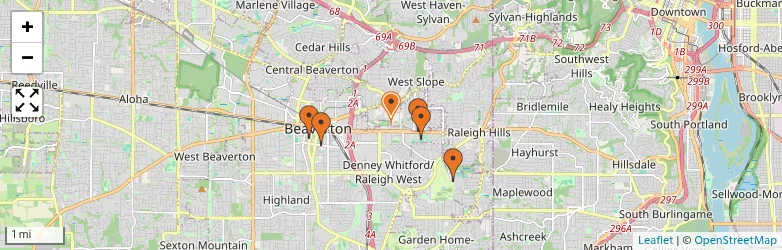 Related schools map