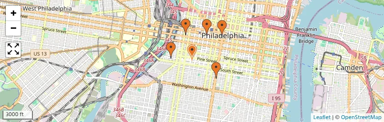 Related schools map