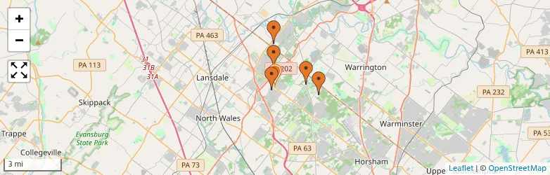 Related schools map