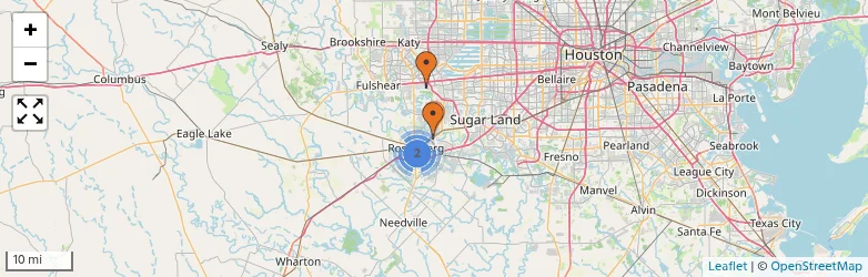 Related schools map