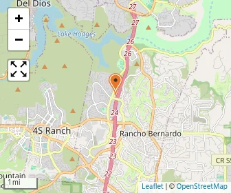 Map of Rancho Bernardo Bapt Chrch Day