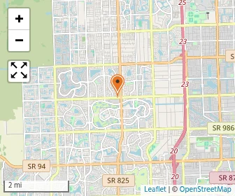 Map of Hollywood Education Literacy Project Miami