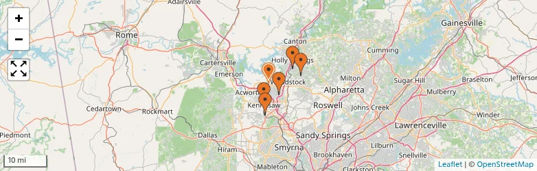 Related schools map