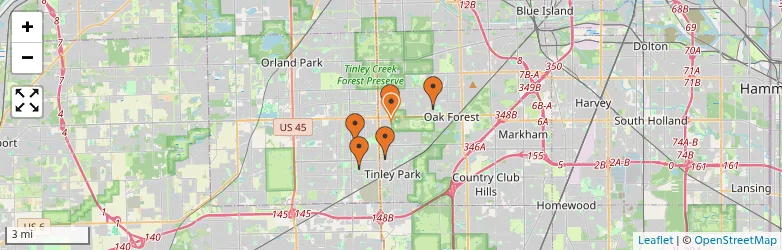 Related schools map