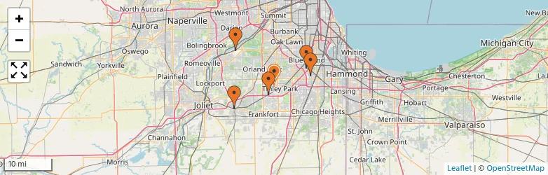 Related schools map