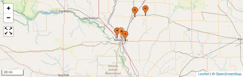 Related schools map