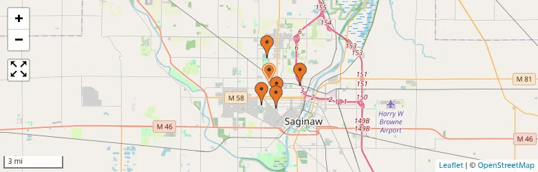 Related schools map