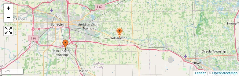 Related schools map