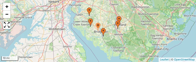 Related schools map