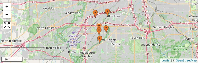 Related schools map