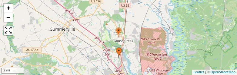 Related schools map
