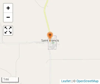 Map of St. Francis Indian School